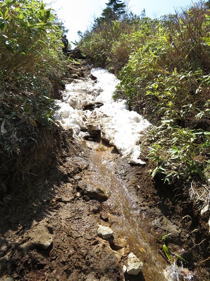 初夏の一切経山