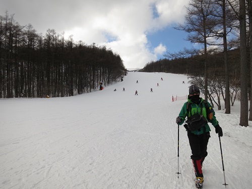 モルゲンロートに染まる安達太良山Ⅱ