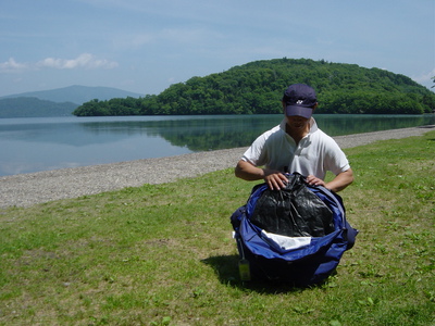 和琴湖畔川下りキャンプで財布を無くしかけた。