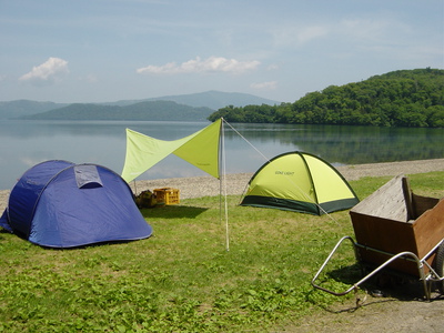 和琴湖畔川下りキャンプで財布を無くしかけた。