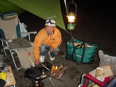 丸瀬布いこいの森で川下りキャンプ･･･を断念した