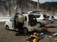 Oさんと冬の仁頃山を攻めてみた