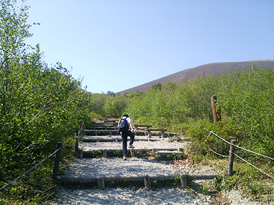 樽前山に登ってみた。