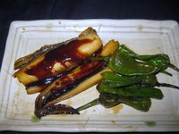アナゴの煮つけと初鰹のヅケ 2011/04/08 13:50:05