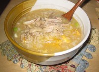 簡単朝ごはん：鶏雑炊 2011/03/04 12:20:30