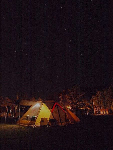 お盆キャンプ、中尾山高原
