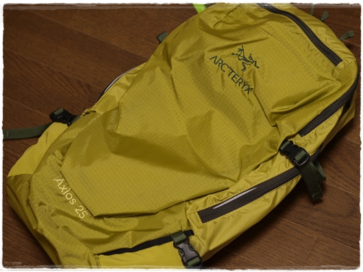 キャンプだって形から・・・:ARC'TERYX AXIOS 25