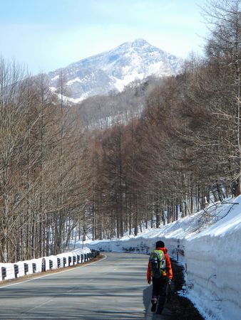 猫魔ヶ岳の霧氷だニャー♪