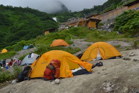 初テント泊は北アルプス