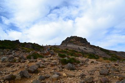 真っ赤っかの安達太良山