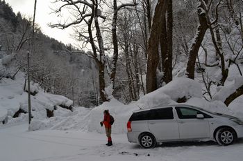 氷筍に魅せられて