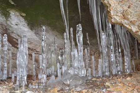 氷筍に魅せられて
