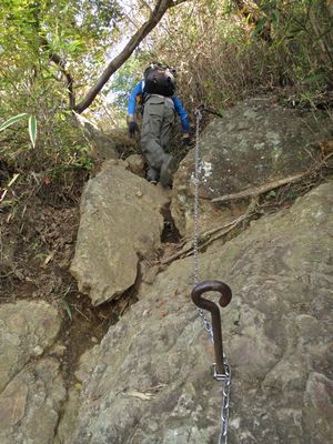 秋の奥久慈男体山