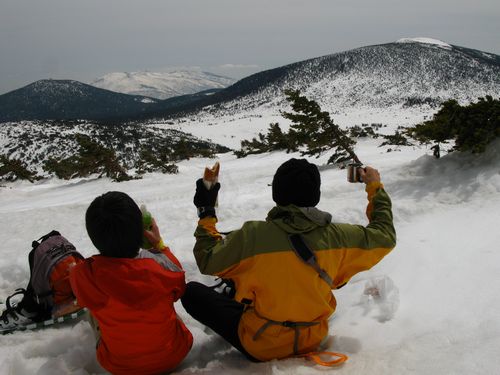 雲海の一切経山