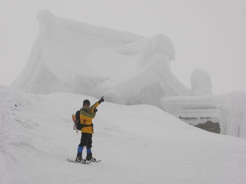 宮城蔵王の樹氷（刈田岳)