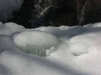 小野川不動滝　氷瀑