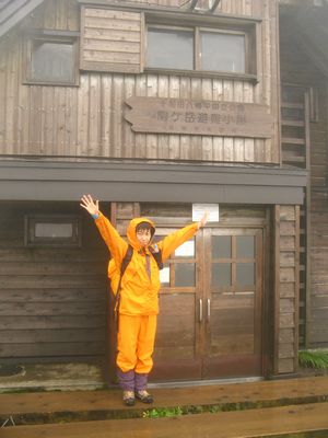 秋田駒ヶ岳　天気悪ぅ
