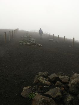 秋田駒ヶ岳　天気悪ぅ