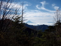 紅葉渋滞の山頂！