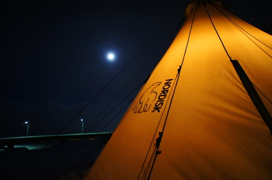 粕川雪中CAMP　DAY1