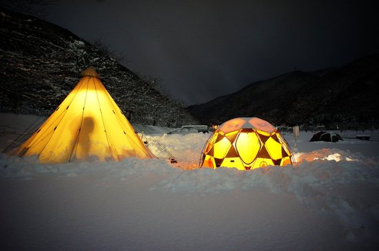 粕川雪中CAMP　DAY1