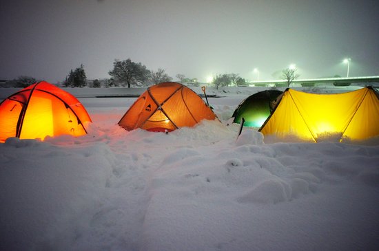 粕川雪中CAMP　DAY1