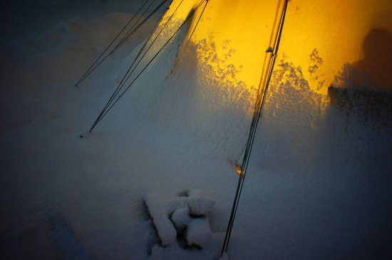 粕川雪中CAMP　DAY1