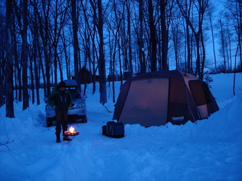 寒中コニファーXmasキャンプ