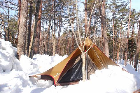 雪中キャンプ練習会　inNAO明野高原キャンプ場　レポ2