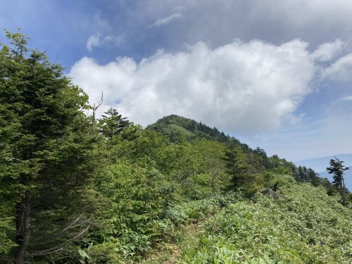 20.08.10 夏休み集中登山～北信五岳を巡る山歩き～　Day 2　駐車場が満車で仕方なく黒姫山に登ったら灼熱だった