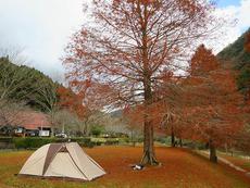 大原湖で秋色キャンプ