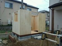 小屋作り(2) 2012/06/25 07:34:06
