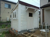 小屋作り（１０） 2012/07/13 22:33:06