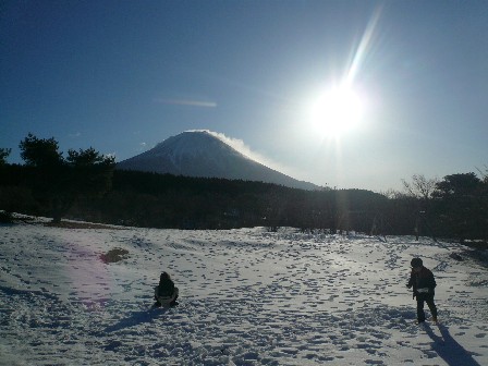 冬の朝霧へ！