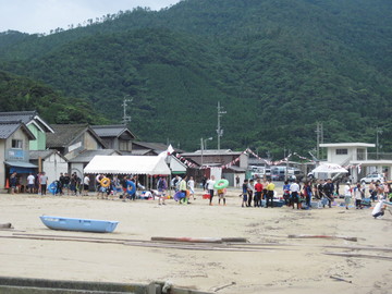 日本海で素潜り