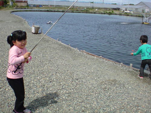 浜名湖フィッシングリゾートで餌釣り