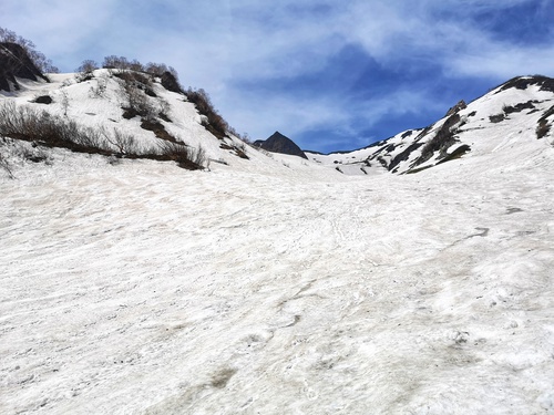 残雪の白馬三山と温泉三昧登山