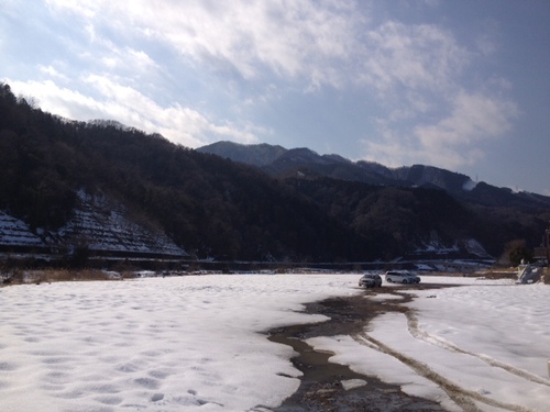 田代で雪中キャンプ