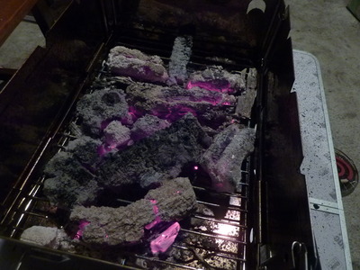 キャンプに行けない週末はガレージでBBQ♪