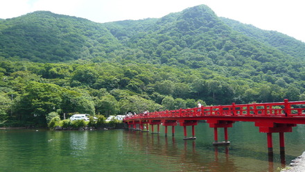 寒いヨ～　真夏日に息も白いキャンプ場