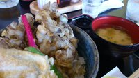 お昼は舞 茸天丼 2011/10/23 13:27:44