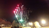 大晦日イベント松明滑走 2012/12/31 20:33:49