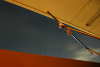 星と物干し竿と三脚