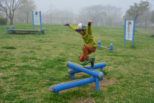 雨上がりの桜サイクリング