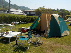 山田海岸シーカヤック キャンプ