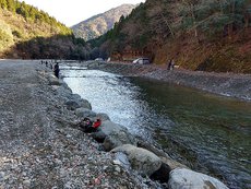 早戸川で釣り納め（2019.12.31）