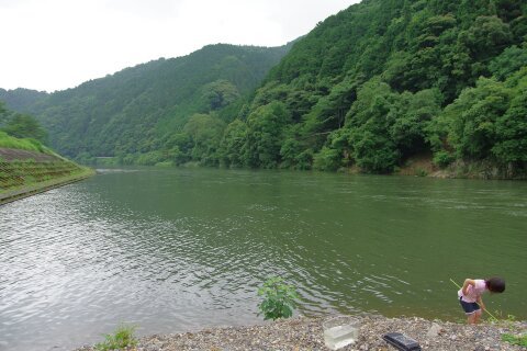 川遊び！