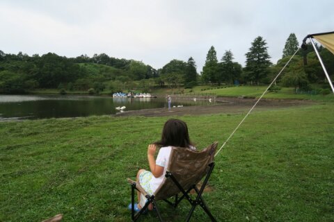 いきなり志高湖！