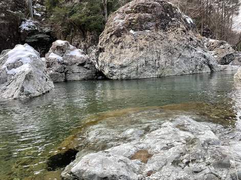 【初釣り】天川ニジマス冬季釣り場