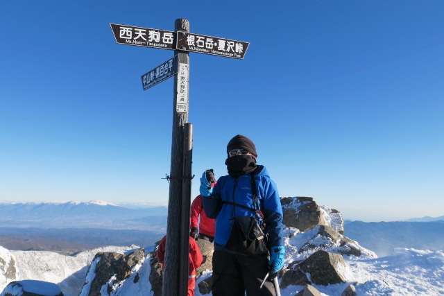 天狗岳 雪山テント泊（後編）